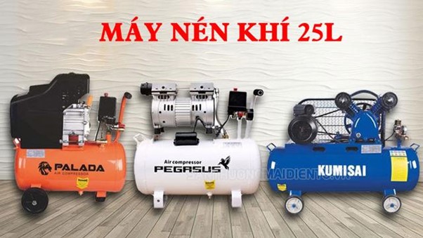 Top 5 máy nén khí 25L tốt nhất nên đầu tư hiện nay
